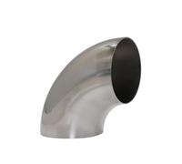 Tubo Cola Silenciador Trasero Accesorio Universal Para Tubo De Escape De Coche De Acero Inoxidable De 90 Grados Silenciador Soldado Varios Tamaños.(32 mm)