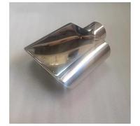 Tubo Cola Silenciador Trasero Silenciador Escape Fibra Carbono Mate Ovalado Inclinado Universal Acero Inoxidable Negro Embellecedores Tubo Escape 1 Unidad