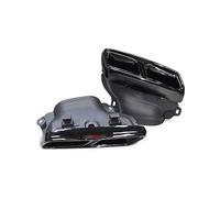 Tubo Cola Silenciador Trasero Silenciador Rectangular Chapado Negro Coche Tubo Escape Para Benz Para Clase S Para W222 2014 2015 2016 2017 2018 2019 2020 2021 Y 2022)(14-16 Black 2)