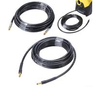 Tubo compatible con limpiadores de alta presión Kärcher (K2/K7), construido en goma y acero para un uso duradero (5 m)