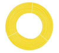 Tubo compresor de aire, 12 mm x 8 mm, amarillo neumático, poliuretano de poliuretano, manguera manguera manguera de transferencia de fluido, 5 metros