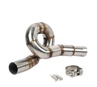 Tubo Conexión Central Escape Sile Silenciador de tubo Para escape delantero para motocicleta, conexión central para, para BN302, para TNT300 (2014-2018), acero inoxidable