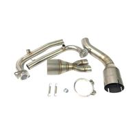Tubo Conexión Central Escape Sile Tubo de para escape acero inoxidable para motocicleta T MAX 500 Tmax530, codo conexión para MAX530 2017-2018