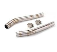 Tubo Conexión Lateral Izquierdo Y Derecho Escape Motocicleta 51mm Para Suzuki Para Hayabusa GSX1300R 2011-2020 Tubo escape motocicleta(Type B)