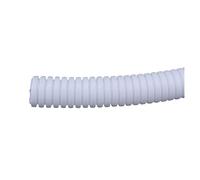 Tubo corrugado aislado de PP de 6 metros, arnés de tubería for línea automotriz, motor, roscado de cable eléctrico, funda protectora de plástico(White -Closed,OD 21.2mm)
