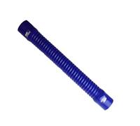 Tubo corrugado de alambre de acero de silicona rojo resistente a altas temperaturas y presiones, conducto de aire, tubería de intercooler de admisión de aire, tubería de agua(Blue,1000MM_ID 35MM)