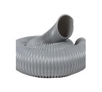 Tubo corrugado de drenaje engrosado de PVC Flexible gris adecuado for baño, fregadero de cocina y drenaje al aire libre(80x4000mm/3.15")