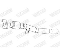 Tubo corrugado del escape 10951 WALKER para RENAULT SCÉNIC III GRAND SCÉNIC III