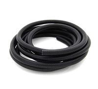 Tubo corrugado flexible, 10 m de longitud, 10 mm de diámetro interior, PP flexible, manguera de tubo corrugado para proteger cables eléctricos, jardín, oficina