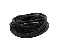 Tubo corrugado flexible, 9 m de longitud, 12 mm de diámetro interior, fuelle flexible de polipropileno, tubo corrugado para proteger cables eléctricos, jardín, cableado eléctrico de oficina