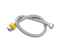 Tubo Corrugado Inoxidable Manguera flexible trenzada de acero inoxidable 40/60/80/100/150/200 cm for calentador agua doméstico, grifo inodoro y tubería entrada fría caliente(Color1,40cm)