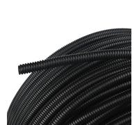 Tubo corrugado para cables, Los PP acanalaron el tipo de cierre auto tamaños múltiples del arnés cable tubo que envuelve negro(10meter OD28.5mm)