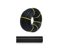 Tubo Corrugado Reforzado Ø16 mm - Rollo de 100 Metros - Protección Para Cableado - Instalación Segura - Apto Para Interior y Exterior - Color Estándar