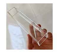 Tubo cuadrado acrílico rígido transparente, tubo de plástico PMMA, conducto hueco, for suministros jardín, lado 10mm a 100mm(10x10x1mm 490mm)