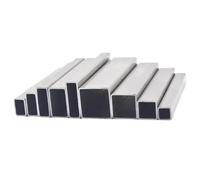 Tubo cuadrado de acero inoxidable Corte plano industrial del laser soporte rectangular tubo acero inoxidable 304 de la longitud 500m m(20x30x1mm 1pcs)
