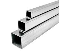 Tubo cuadrado de acero inoxidable Tubo cuadrado de acero inoxidable rectangular Pequeño Grande(Length 250mm,38x38x1.5mm 1pc)