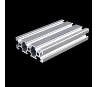 tubo cuadrado de aluminio, 1 unidad de perfil aleación aluminio, guía deslizamiento for riel lineal, marco extrusión, estante, tubo cuadrado(2060,100mm)