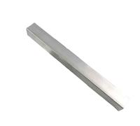tubo cuadrado de aluminio, Tubo cuadrado de aleación de aluminio 6063 de 500 mm de longitud, 10 mm x 10 mm, tubo rectangular plano de 60 mm x 60 mm(10x20x1mm)