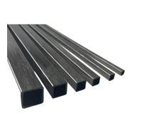 Tubo cuadrado de fibra de carbono, 2Pcs Carbon Fiber Square Tube Length 500mm 3mm 4 5 6 8 10