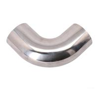 Tubo curvado de acero inoxidable de 90 grados para aplicaciones de escape y reparación de automóviles (51 mm)