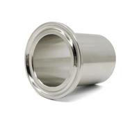 Tubo de 50 mm largo, diámetro exterior 19-102, soldado a tope, 1,5"-4", tres anillos retención, conexión rápida 304/316L, unión abrazadera extremo mandril(SS316L,19MM FERRULE50.5_1 PCS)
