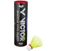 Tubo de 6 volantes de bádminton Victor Nylon Shuttle 3000 TU