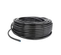 Tubo de aceite de resina de doble capa de 1/2/5 m, tubo de combustible, resistente al aceite, con abrazadera de alambre, manguera de gasolina, núcleo negro, 6-14 mm(1m,OD 24xID19mm)