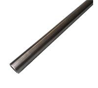 Tubo de acero al carbono de 21-22 mm de diámetro exterior - Tubo redondo sin costura de 50 cm for sistemas hidráulicos, acabado pulido/soldadura fácil - 1 pieza(22 X 17mm)