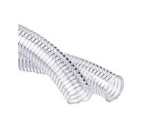 Tubo de acero de 160 grados resistente a alta temperatura, manguera de PVC, tubo de succión, resistente al aceite, voltaje de resistencia, 1 m de largo-32mm * 40mm * 1m