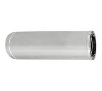 Tubo de acero inoxidable de doble pared para chimeneas, 1 m x 250-300 mm
