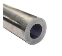 Tubo de acero Tubo de metal con espejo interior y exteri0r, diámetro 10 mm, aleación cromo-molibdeno, longitud 25 a 50 cm, 1 pieza(25CM*10MM*6MM)
