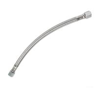 Tubo de admisión de aire de 400 mm para compresores construido de acero inoxidable con roscas internas de 14 mm, 16 mm, 19 mm para una integración flexible ()