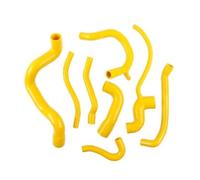 Tubo de admisión de aire del automóvil Air Intake Hose For Opel For Corsa A For Gsi Car Silicone Radiator Coolant Hose Kit Performance Pressure Car Air Intake(Yellow)