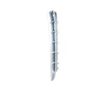 Tubo de admisión de aire del automóvil Para Panamera 2010 2011 2012 2013 2014 2015 2016 guardabarros delantero rejilla de ventilación embellecedora(Silver right)