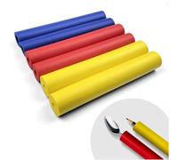 Tubo de agarre de espuma, 6 piezas de tubos de agarre adaptativos, ayuda de agarre integrada para utensilios, herramientas y bolígrafos para ancianos, discapacitados, artritis, discapacitados