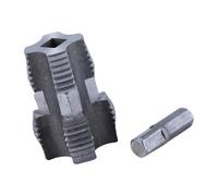 Tubo de agua de doble cabeza para agujero interior, abridor de rosca, herramienta de roscado, válvulas, conector de grifo