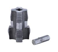 Tubo de agua de doble cabeza para agujero interior, abridor de rosca, tubo de agua, herramienta de roscado, válvulas, conector de grifo, herramienta de fontanería para el hogar