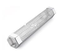 Tubo de Ahumar de Acero Inoxidable para Barbacoa de Gas y Carbón Vegetal - Parrilla Esférica para Sabor Aromático de Humo en Carne