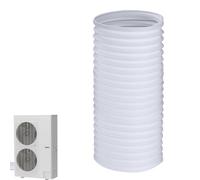 Tubo de aire acondicionado, 5.1/5.9 pulgadas de diámetro portátil aire acondicionado manguera de escape, tubos de escape para ventilación AC portátil, piezas de CA roscadas en sentido antihorario