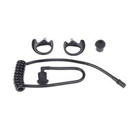 Tubo de aire flexible con resorte para auriculares, bobina de aire acústico para auriculares de radio bidireccional