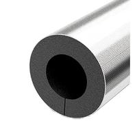 Tubo de Aislamiento Elástico Flexible Caucho, Calorifugado de Tuberías Espesor 20.0mm, ID 22-108.0mm, Chaqueta de Aislamiento de Tubería para Tuberías de Agua Fría y Caliente Al Aire Libre(ID27.0mm/1.