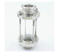 Tubo de ajuste de 32 mm de diámetro exterior, abrazadera triple, casquillo de 1,5", conexión de acero inoxidable 304 de 50,5 mm, mirilla de flujo