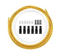 Tubo de alambre de espiga de bicicleta para cables de freno y cambio de velocidad variable, material de aleación de aluminio, longitudes de 1 8 m y 2 5 m para múltiples tipos de bicicletas (2,5 m