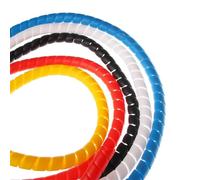 Tubo de alambre en espiral de 1 metro, multicolor, diámetro interior de 10 mm/14 mm(Yellow-14mm)