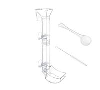 Tubo De Alimentación Para Pecera, Tubo De Alimentación De Camarones De Larga Duración, Kit De Tubo De Alimentación De Peces De Acuario Fácil De Usar, Bandeja De Tubo De Alimentación De Camarones Trans