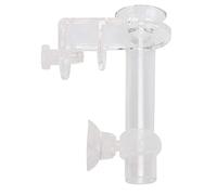 Tubo de alimentación para Peces y camarones, Tanque acuático, Cuenco, comedero, Cuenco, Cristal, Herramienta de Comida para camarones, Material acrílico Transparente con Ventosa