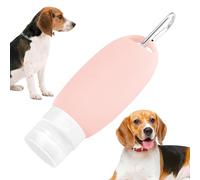 Tubo De Alimentación Para Perros - Botella De Silicona De 5,39 Pulgadas | Ayuda De Alimentación Portátil: Apertura Ancha De 90 Ml Con Mosquetón Para Champú Para Perros, Comida Líquida, Baño, Viaje, Ho