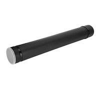 Tubo de Almacenamiento de Dibujo Telescópico Extensible Impermeable para Obras de Arte y Carteles, Estuche de Dibujo Ajustable para Artistas y Diseñadores (Black)