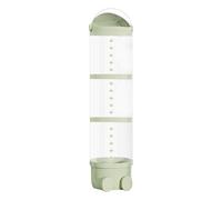 Tubo de almacenamiento de juguetes vertical - Organizador de muñecas de lujo para niños, gran cubo de exhibición | Tubón de almacenamiento transparente contenedor duradero, organizador práctico con di