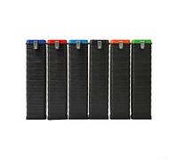 Tubo de almacenamiento de varilla de soldadura de 4 kg para electrodos de 300 a 350 mm con asas laterales y sello de tapa fiable (tapa verde)